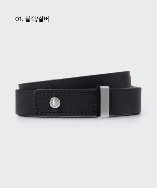 MUSINSA STANDARD WOMAN MUSINSA STANDARD WOMAN Women's Buckley's Leather Slim Belt 20mm
