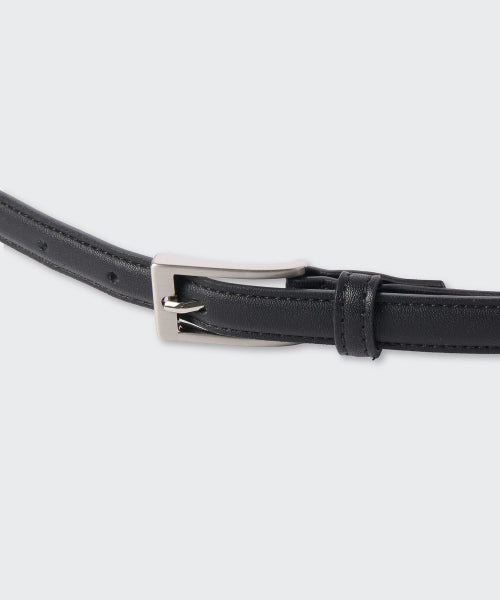 MUSINSA STANDARD WOMAN MUSINSA STANDARD WOMAN Women's Rectangle Synthetic Leather Thin Belt_15mm