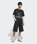 ADIDAS ADIDAS Denim Short Pants - Black