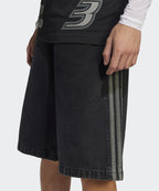 ADIDAS ADIDAS Denim Short Pants - Black