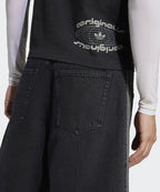 ADIDAS ADIDAS Denim Short Pants - Black