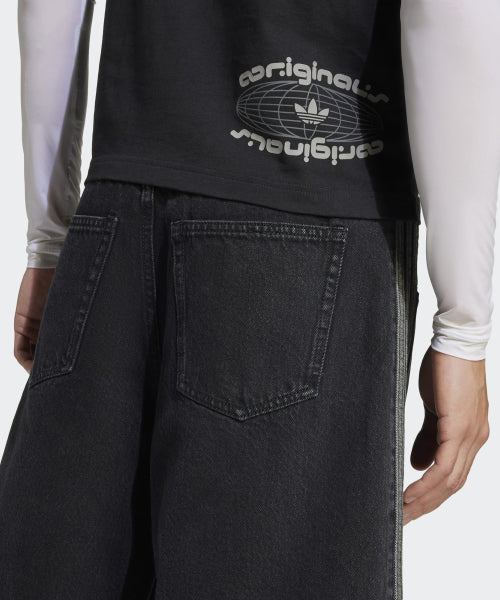 ADIDAS ADIDAS Denim Short Pants - Black