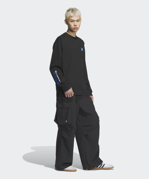 ADIDAS ADIDAS City Skate Long Sleeve Tee - Black