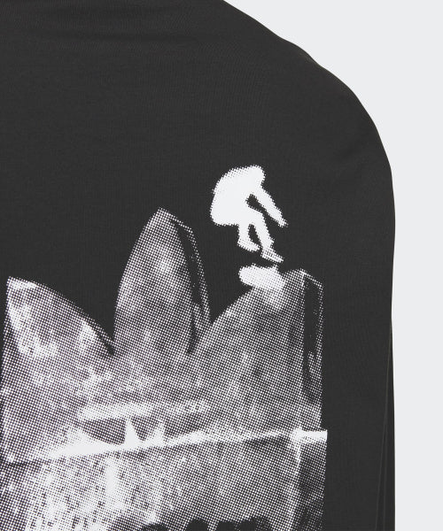 ADIDAS ADIDAS City Skate Long Sleeve Tee - Black