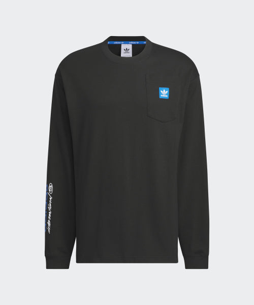 ADIDAS ADIDAS City Skate Long Sleeve Tee - Black