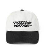 THISISNEVERTHAT THISISNEVERTHAT Visor Denim Cap White/Black