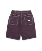 THISISNEVERTHAT THISISNEVERTHAT Contrast Stitch Short Purple