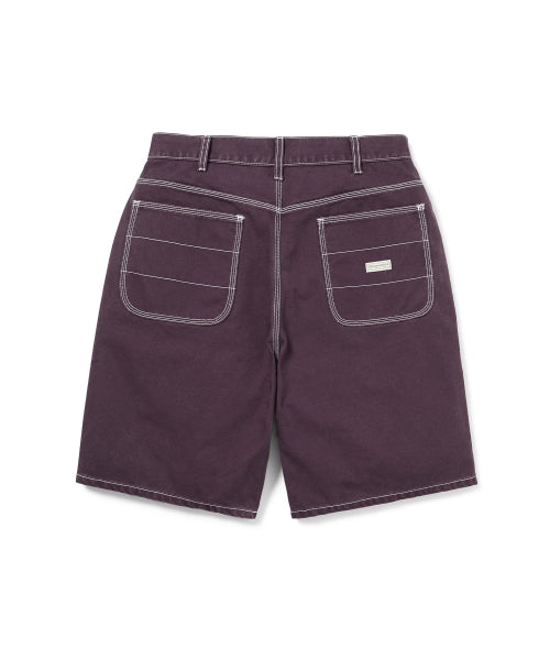 THISISNEVERTHAT THISISNEVERTHAT Contrast Stitch Short Purple