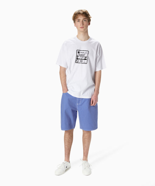 THISISNEVERTHAT THISISNEVERTHAT Contrast Stitch Short Pants