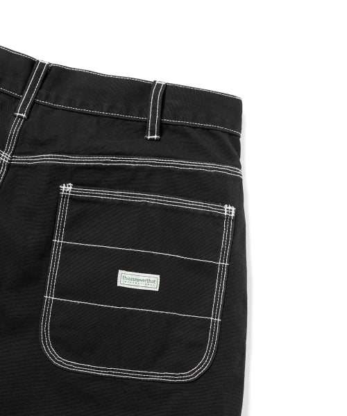 THISISNEVERTHAT THISISNEVERTHAT Contrast Stitch Short Black