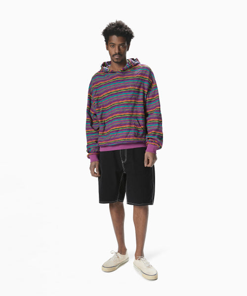 THISISNEVERTHAT THISISNEVERTHAT Contrast Stitch Short Black