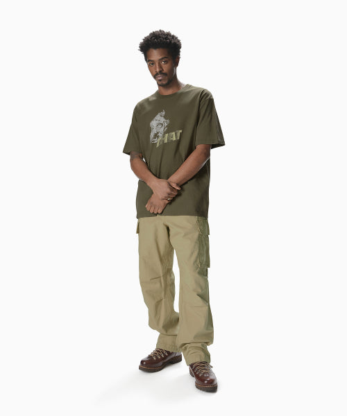 THISISNEVERTHAT THISISNEVERTHAT Motorcycle Tee Olive