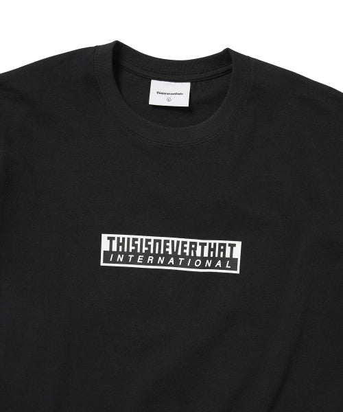THISISNEVERTHAT THISISNEVERTHAT TNT International Tee Black