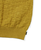THISISNEVERTHAT THISISNEVERTHAT Stacked TNT S/S Knit Polo Yellow