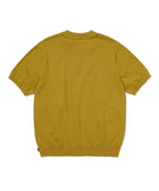 THISISNEVERTHAT THISISNEVERTHAT Stacked TNT S/S Knit Polo Yellow