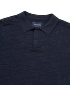 THISISNEVERTHAT THISISNEVERTHAT Stacked TNT S/S Knit Polo Navy