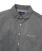THISISNEVERTHAT THISISNEVERTHAT Washed Denim S/S Shirt Grey