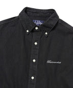 THISISNEVERTHAT THISISNEVERTHAT Washed Denim S/S Shirt Black