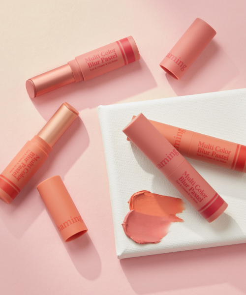 HAMING HAMING Multi-color blur pastel Lipstick (Coral Beige)