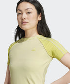 ADIDAS ADIDAS 3S Raglan Slim Tee - Powder Yellow