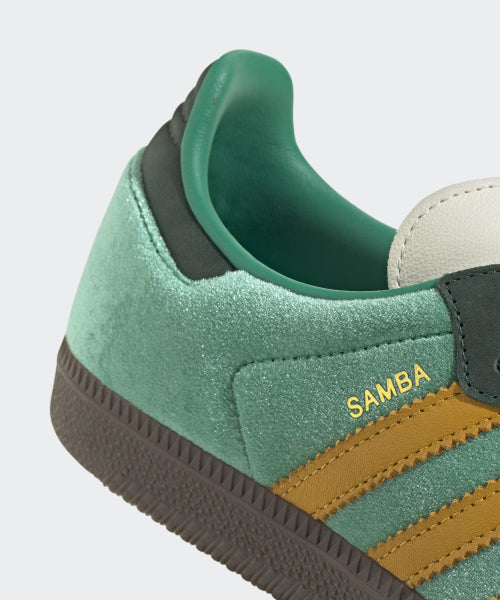 ADIDAS ADIDAS Samba OG Sneakers - Green/Free Love Yellow