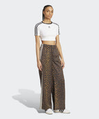 ADIDAS ADIDAS Wide Leg Satin Pants - Leopard