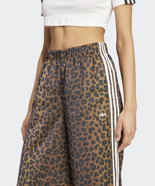 ADIDAS ADIDAS Wide Leg Satin Pants - Leopard