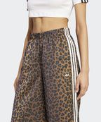 ADIDAS ADIDAS Wide Leg Satin Pants - Leopard