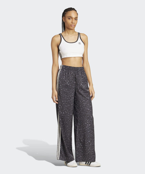 ADIDAS ADIDAS Wide Leg Satin Pants - Leopard