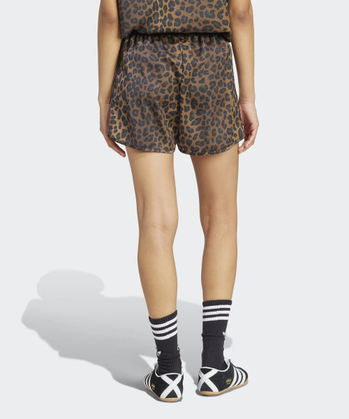ADIDAS ADIDAS Satin Short Pants - Leopard:Brown