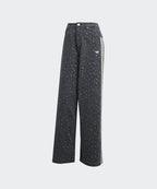 ADIDAS ADIDAS Denim Loose Pants - Leopard:Charcoal