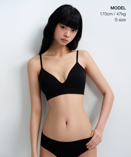 MUSINSA STANDARD WOMAN MUSINSA STANDARD WOMAN Women's Whole Garment Bralette [Black]