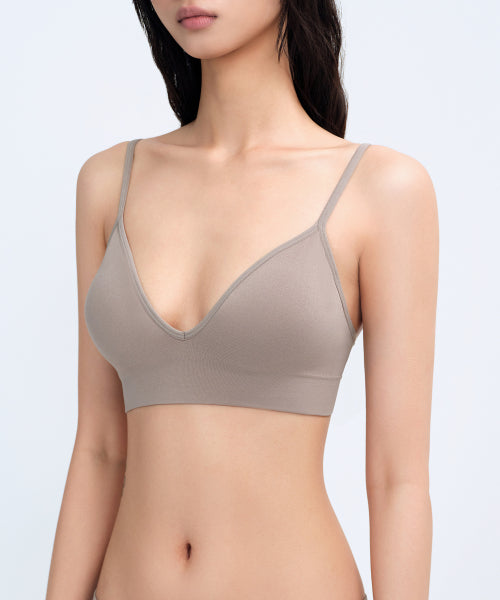 MUSINSA STANDARD WOMAN MUSINSA STANDARD WOMAN Women's Whole Garment Bralette Taupe