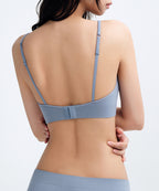 MUSINSA STANDARD WOMAN MUSINSA STANDARD WOMAN Women's Whole Garment Bralette Blue Gray