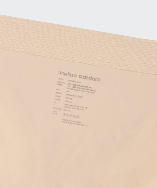 MUSINSA STANDARD WOMAN MUSINSA STANDARD WOMAN Whole Garment Panties Light Beige