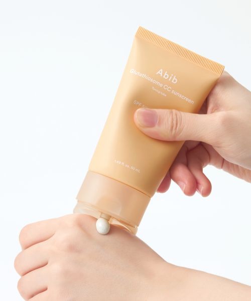 abib Glutathione White CC Sun Cream Tone Up 50ml SPF50+ PA++++ (includes a free sun cream sample kit