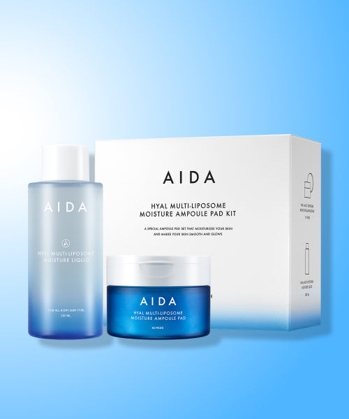 AIDA COSMETIC AIDA COSMETIC Hyal Multi-Liposome Moisture Ampoule Pad Kit