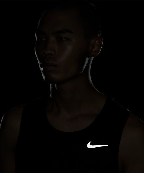 NIKE Nike Running Tank M - Black:Reflective Silver