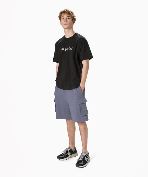 THISISNEVERTHAT THISISNEVERTHAT Cargo Sweatshort Purple Grey