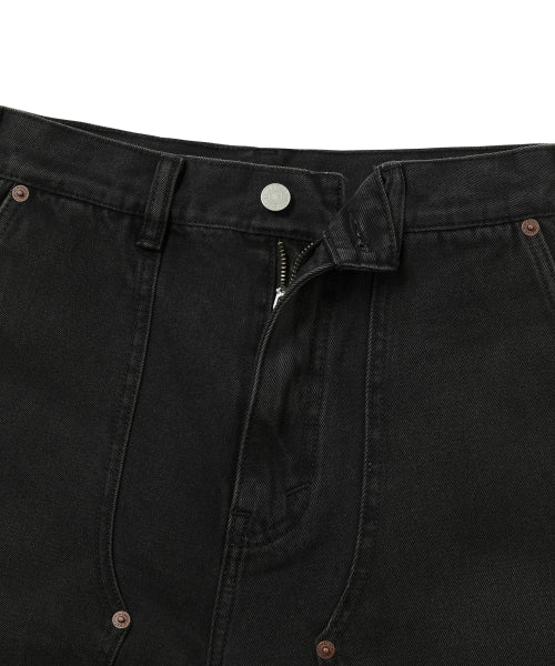 THISISNEVERTHAT THISISNEVERTHAT Denim Carpenter Short Black
