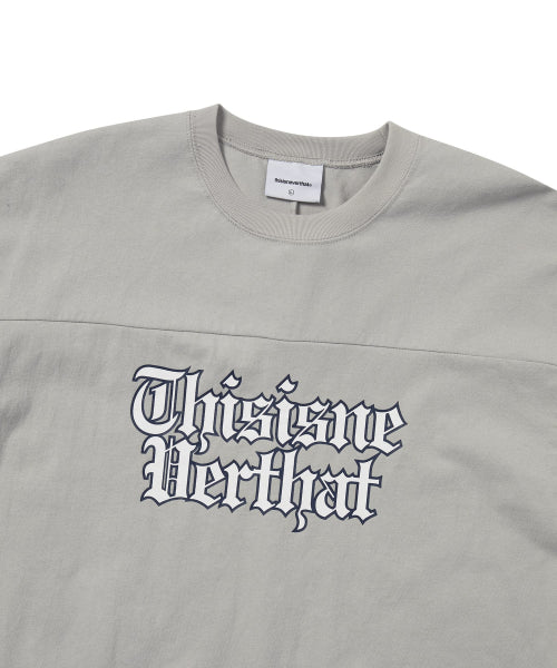 THISISNEVERTHAT THISISNEVERTHAT Football Tee Grey