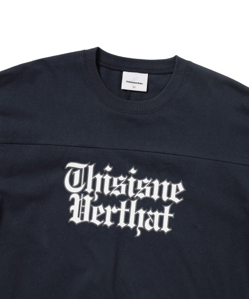 THISISNEVERTHAT THISISNEVERTHAT Football Tee Navy