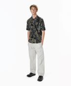 THISISNEVERTHAT THISISNEVERTHAT Jacquard Pattern Button Up Top Black