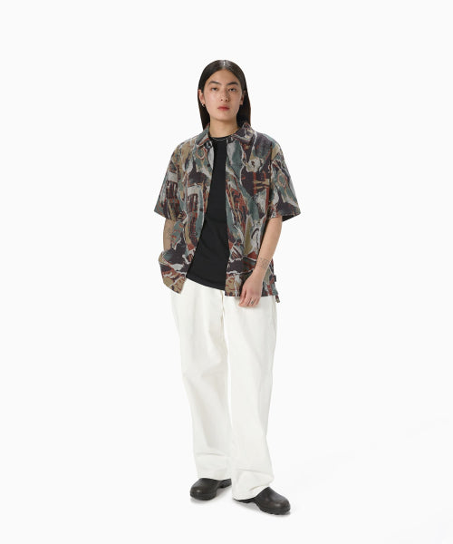 THISISNEVERTHAT THISISNEVERTHAT Jacquard Pattern Button Up Top Multi