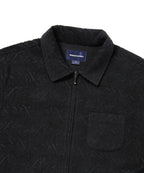 THISISNEVERTHAT THISISNEVERTHAT Terry S/S Zip Shirt Black