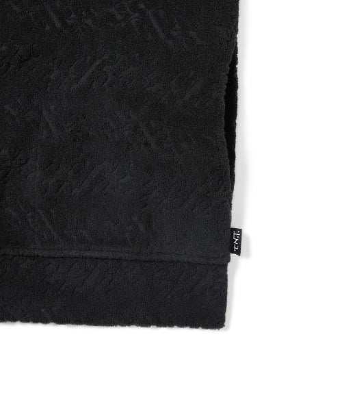THISISNEVERTHAT THISISNEVERTHAT Terry S/S Zip Shirt Black