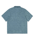 THISISNEVERTHAT THISISNEVERTHAT Terry S/S Zip Shirt Blue