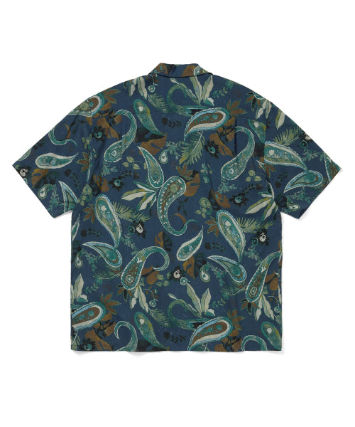 THISISNEVERTHAT THISISNEVERTHAT Weird Paisley Shirt Navy