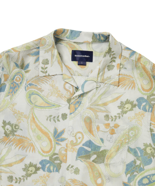 THISISNEVERTHAT THISISNEVERTHAT Weird Paisley Shirt Ivory