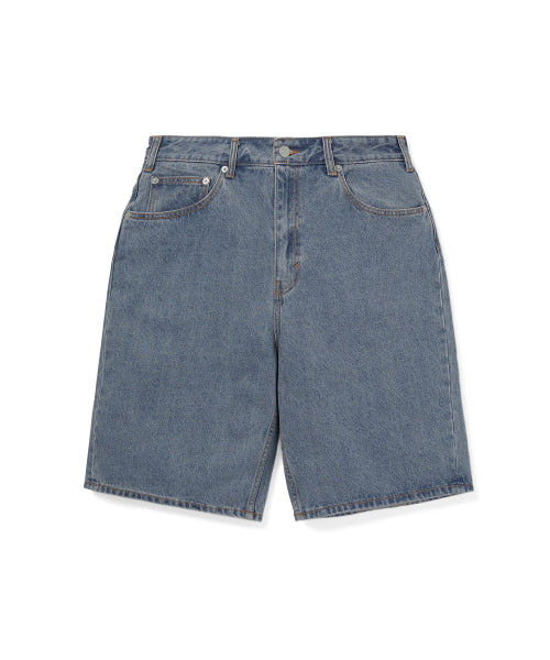 THISISNEVERTHAT THISISNEVERTHAT GD Overlap Lightning Denim Short Washed Blue